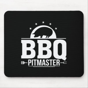 Bbq Pitmaster Grill Master Tee For Byrbecue Lovers Mouse Mat