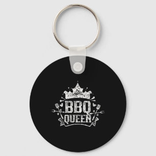 Bbq Queen Byrbecue Meat Grill Grilling Bbq Key Ring