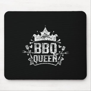 Bbq Queen Byrbecue Meat Grill Grilling Bbq Mouse Mat