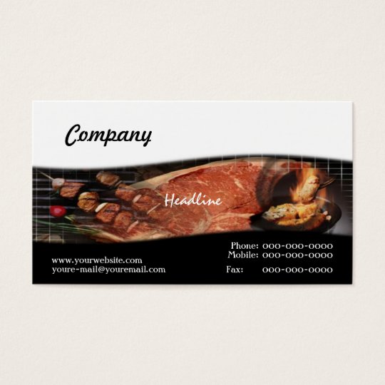BBQ Recipes Business Card