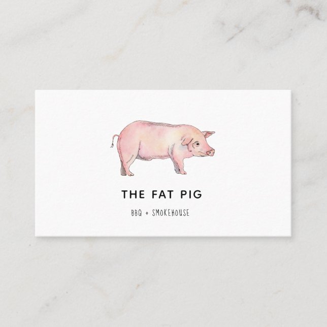 BBQ resturant Business Card (Front)