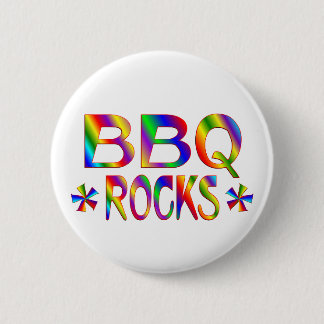 BBQ Rocks 6 Cm Round Badge