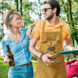 BBQ Sandals Dad's Summer Fun! | Men's Apron<br><div class="desc">BBQ Sandals Dad's Summer Fun! | Men's Apron is the perfect funny gift for any dad who loves a good BBQ. Made from high-quality materials, this Apron is comfortable and durable, making it perfect for everyday wear. The shirt features a bold and eye-catching design that reads BBQ Sandals Dad's Summer...</div>