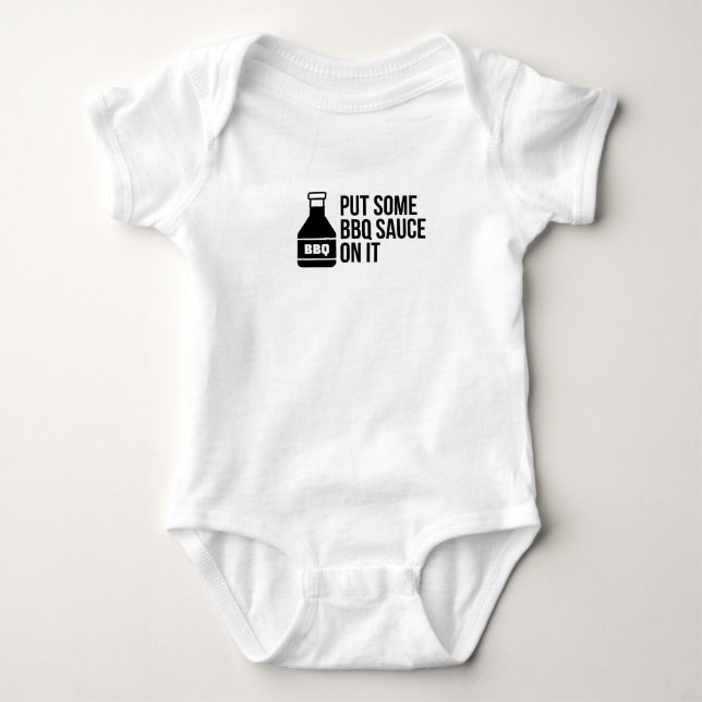 BBQ SAUCE BABY BODYSUIT (Front)