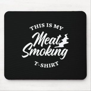 Bbq Shirt For Men Meat Lovers Smoker This Is My Me Mouse Mat