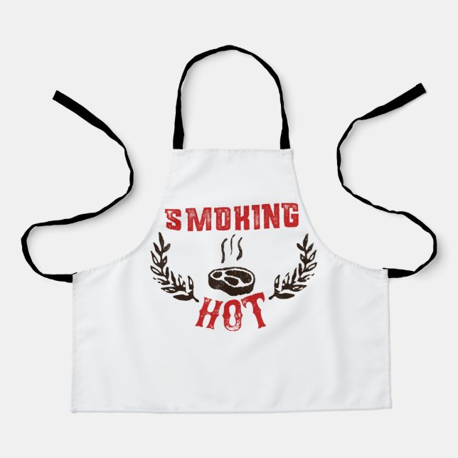 BBQ, Smoke & Grill- Smoking Hot Apron (Front)