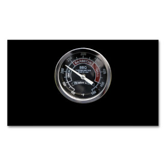 BBQ Smoker 225 Degree Temperature Gauge Perfect Magnetic Business Card