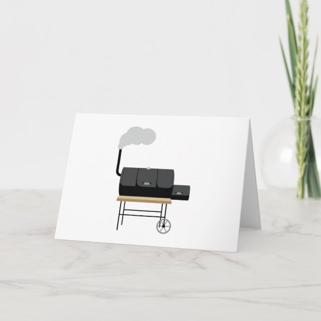 BBQ Smoker Card (Front)