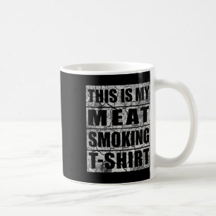 Bbq Smoker - Vintage Smoking Byr-b-que Fan Coffee Mug