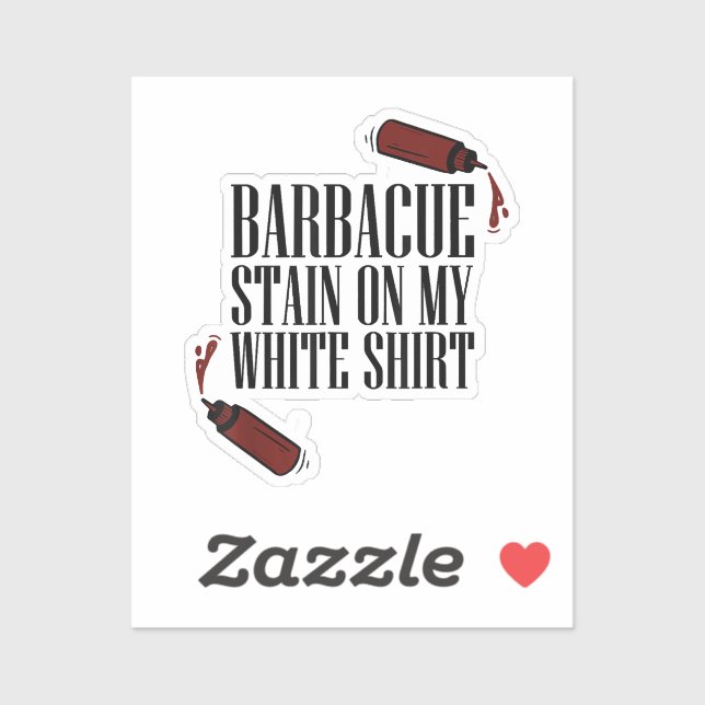 BBQ Stain on my White  (Sheet)