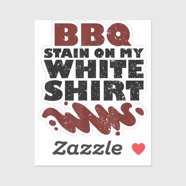 BBQ Stain on my White  (Sheet)