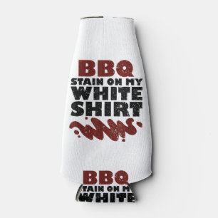 BBQ Stain on my White  Bottle Cooler