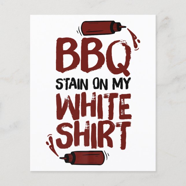 BBQ Stain on my White Premium  (Front)