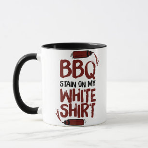BBQ Stain on my White Premium  Mug