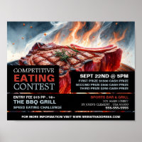 BBQ Steak - Competitive/Speed Eating Contest