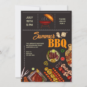BBQ Time Invitation