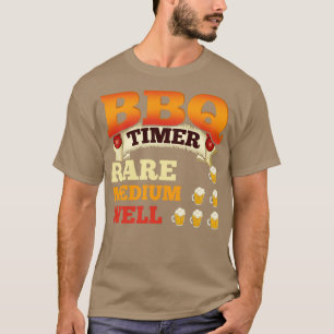 BBQ Timer Barbecue Beer Drinking Grilling T-Shirt