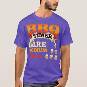 BBQ Timer Barbecue Beer Drinking Grilling T-Shirt