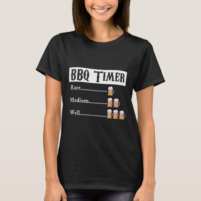 Bbq Timer Byrbecue  T-Shirt (Front)