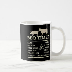 Bbq Timer For Dad Fathers Day Birthday Party Fun Coffee Mug
