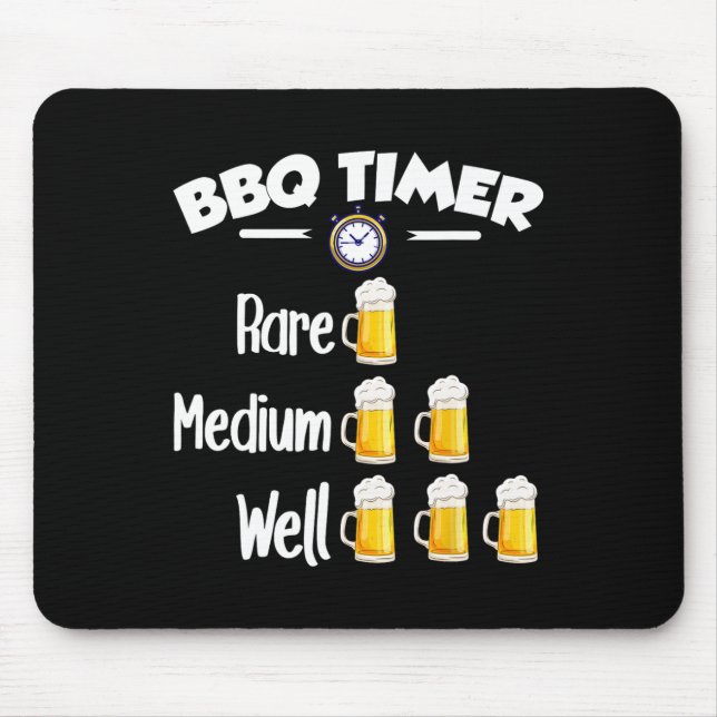 Bbq Timer - Rare  Mouse Mat (Front)