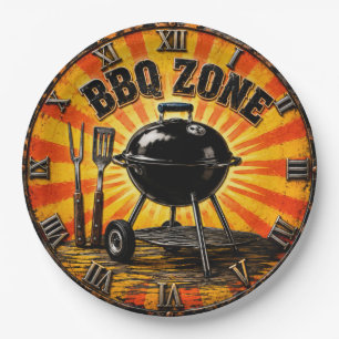 BBQ Zone Grill Master Outdoor Kitchen & Man Cave  Paper Plate