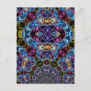 BBQSHOES: Fractal Vortex Digital Art 1020HTC Postcard