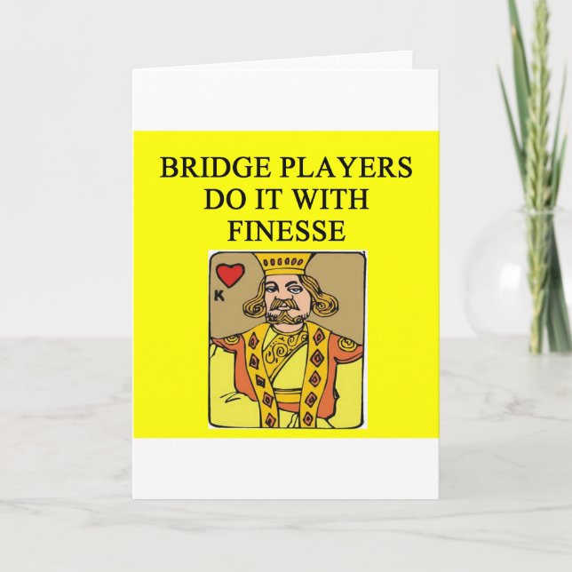 Bbridge player joke card (Front)