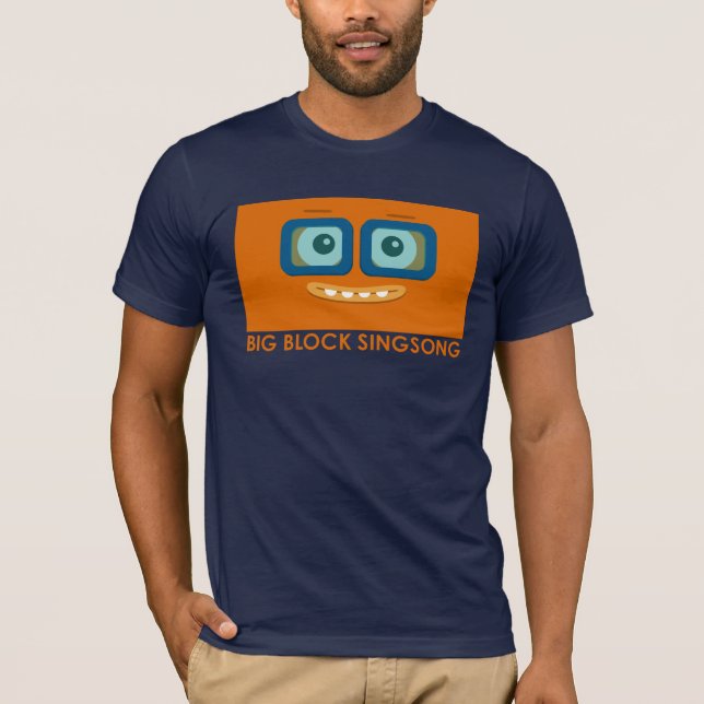 BBSS Fun Band Orange Men's T-Shirt (Front)