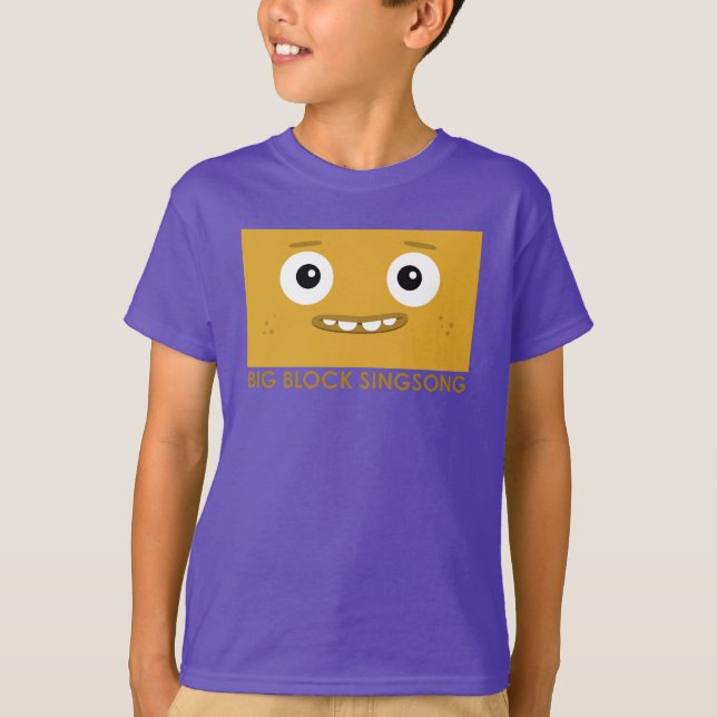BBSS Fun Band Yellow Kids' T-Shirt (Front)
