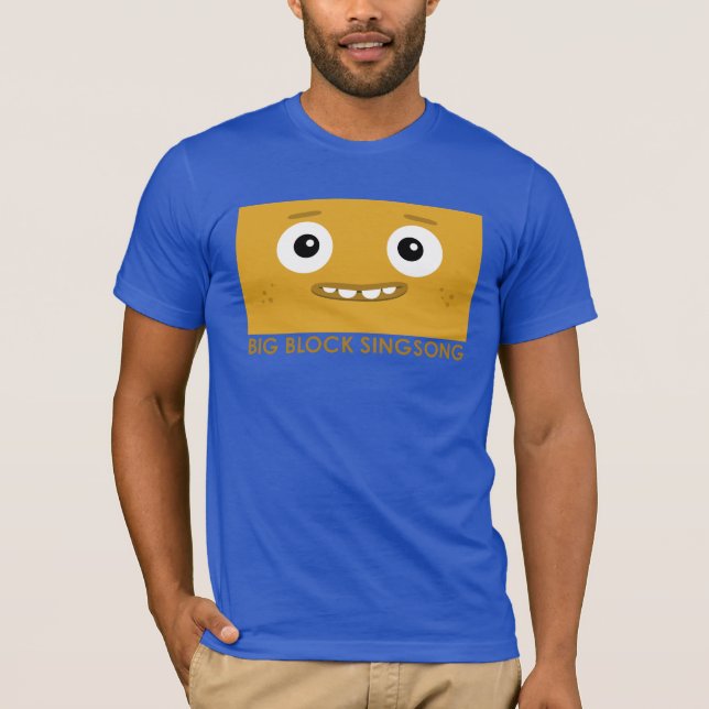 BBSS Fun Band Yellow Men's T-Shirt (Front)