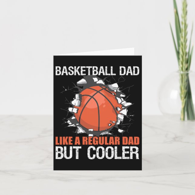 Bbyll Player Bysketbyll Dad  Card (Front)