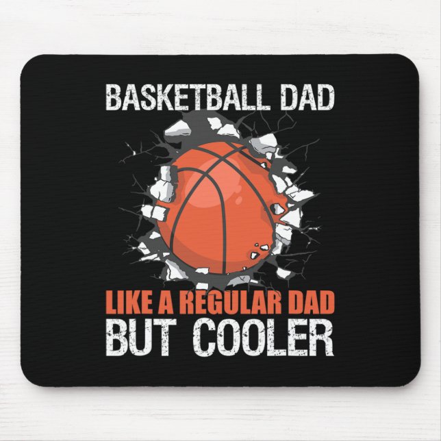 Bbyll Player Bysketbyll Dad  Mouse Mat (Front)