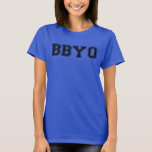 BBYO T-Shirt<br><div class="desc">www.etsy.com/shop/MadEDesignsStudio www.instagram.com/madedesignsstudio www.facebook.com/MadEDesignsStudio www.pinterest.com/madedesigns www.twitter.com/MadEDesignsStud www.madedesigns.polyvore.com www.redbubble.com/people/mek- www.zazzle.com/madedesigns* Hey Zazzle friends! Check out the links ❤️ Like & #Followme #MadEDesigns BBYO ~ AZA & BBG Be a Gamechanger! Display the BBYO Movement spirit year-round. Show your pride with Spirit Wear BBYO ♥ BBG & AZA SWAG #AZABBGIC2017 #GameChangers #BBYO #AZA #BBG...</div>