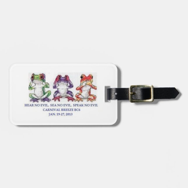 BC6 LUGGAGE TAGS (Front Horizontal)