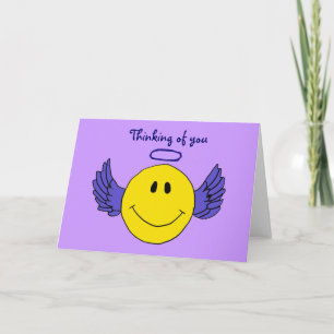 BC- Angel Face Thinking of you Card