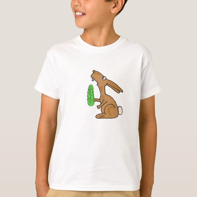 BC- Bunny Rabbit with a Pickle Shirt (Front)