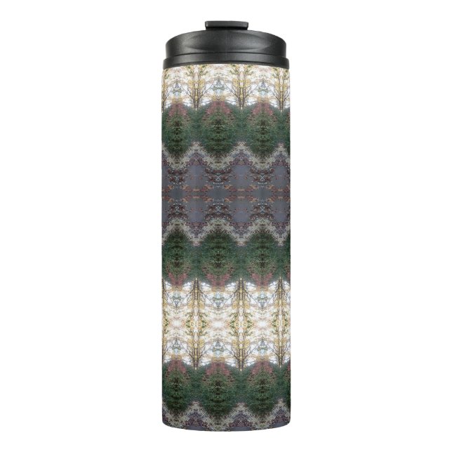 BC Fall Trees Ikat 9 Thermal Tumbler (Front)