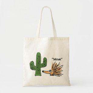 BC- Funny  Porcupine and Cactus Bag