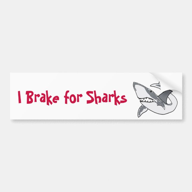 BC-I Brake for Sharks Bumper Sticker (Front)