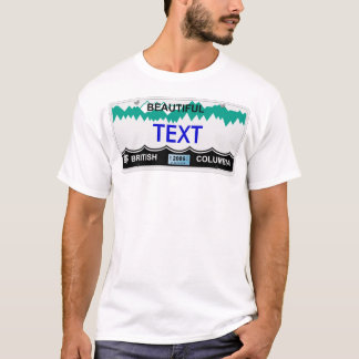 BC license plate T-Shirt