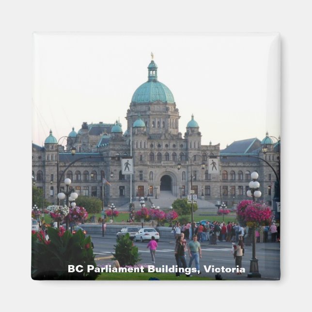 BC Parliament Buildings/Victoria BC Canada Magnet (Front)