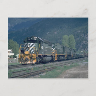 BC RY SD-40 POSTCARD