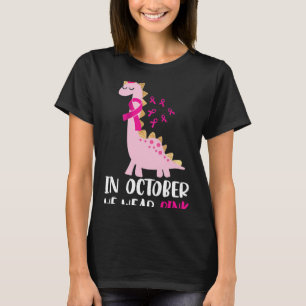 BC Survivor In October We Wear Pink Breast Cancer T-Shirt