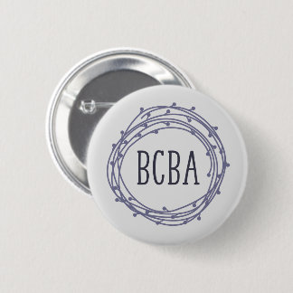 BCBA, Behaviour Analyst, BCBA 6 Cm Round Badge