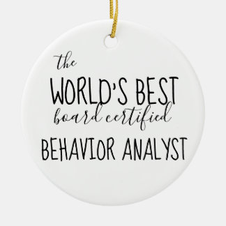 BCBA, Behaviour Analyst, BCBA gifts, ABA Ceramic Tree Decoration