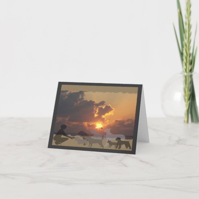 BCD Sunset Sympathy Card (Front)