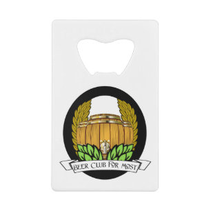 BCFM credit card bottle opener