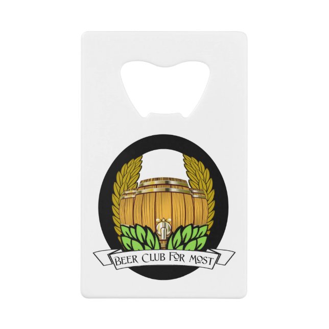 BCFM credit card bottle opener (Front)