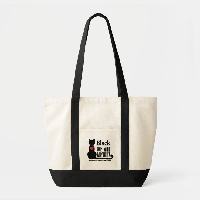 BCHR Black Goes With Everything! Impulse Tote (Front)